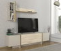Hanah Home Veyron - Mueble de TV Travertino y Arenisca